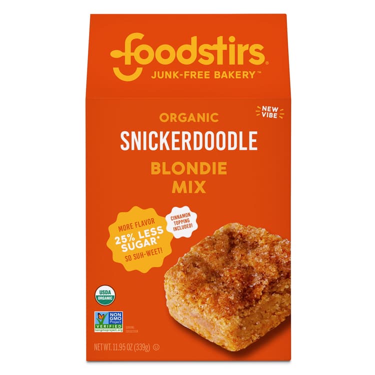 Foodstirs Modern Baking Blondie Mix, Organic, Snickerdoodle