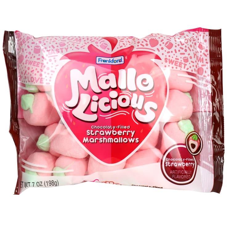 Frankford Mallolicious Strawberry Marshmallows With Chocolate Filling
