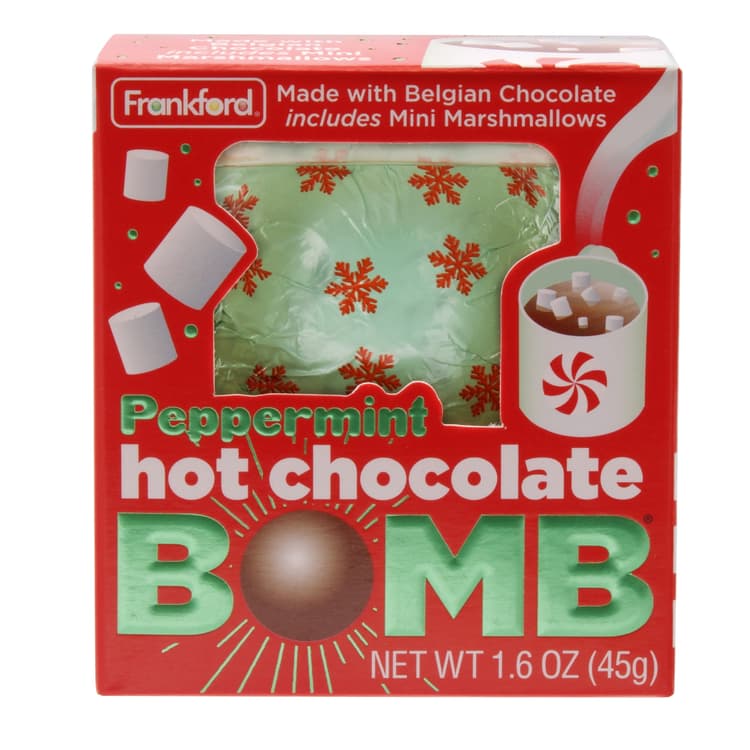 Frankford Peppermint Hot Chocolate Bomb