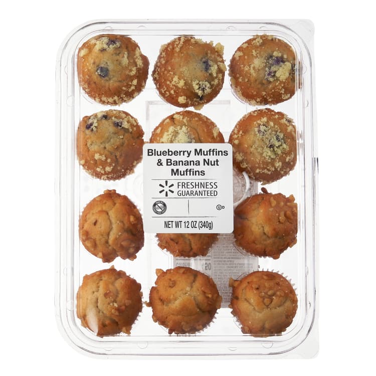 Freshness Guaranteed Blueberry & Banana Nut Muffins