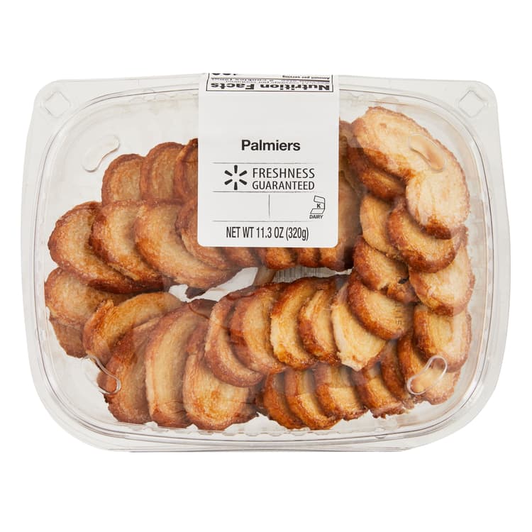 Freshness Guaranteed Butter Palmier Cookies, Shelf Stable Pieces, 22 Cookies