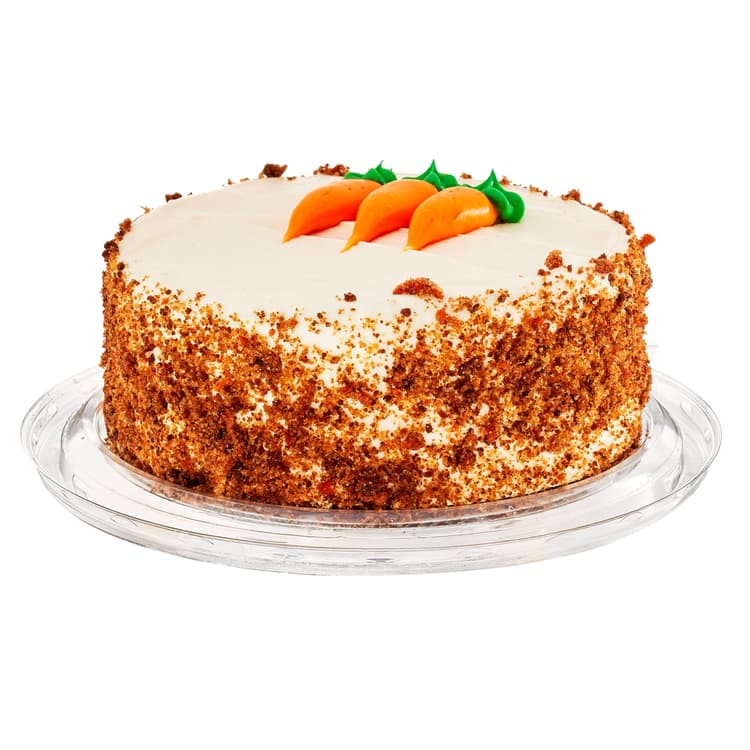 Freshness Guaranteed Carrot Cake With Cream Cheese Icing, , Base And Dome, Regular