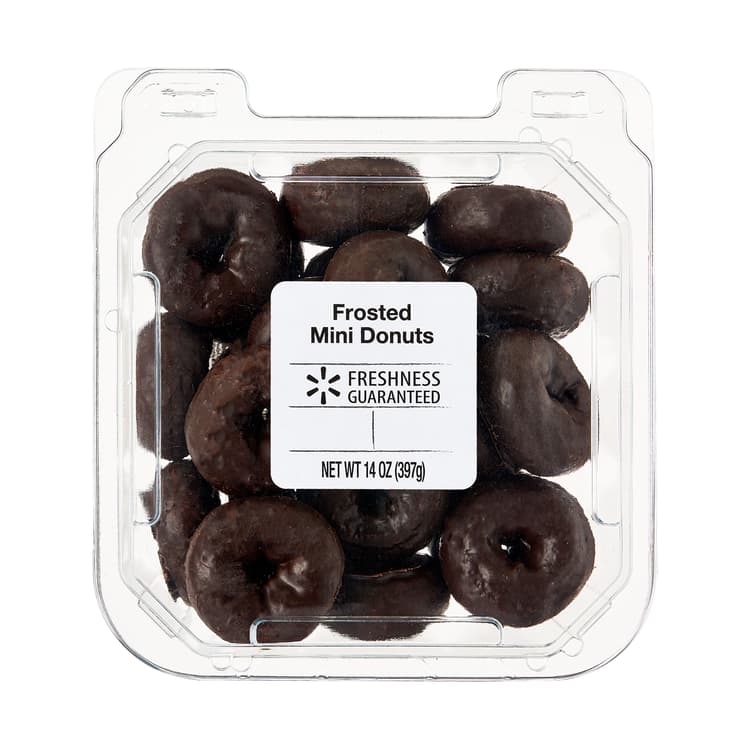 Freshness Guaranteed Frosted Mini Donuts