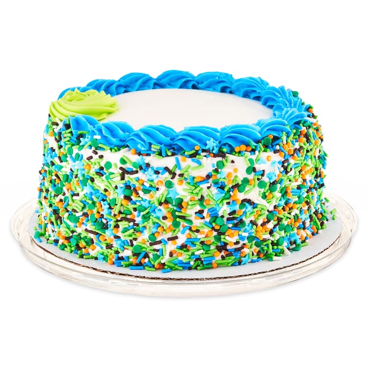 Freshness Guaranteed Color Blast Cake, Buttercreme Icing