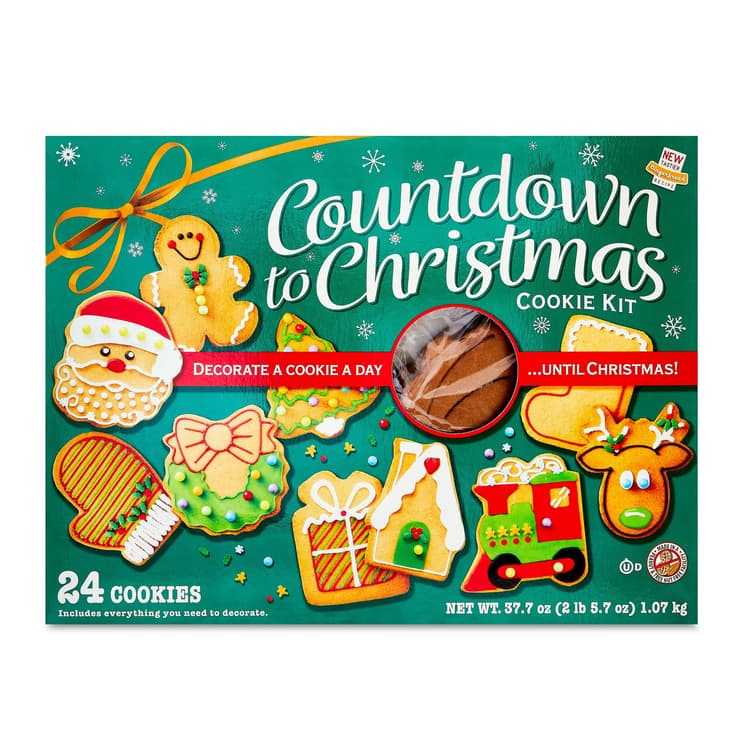 Freshness Guaranteed Countdown To Christmas Gingerbread Cookie Kit