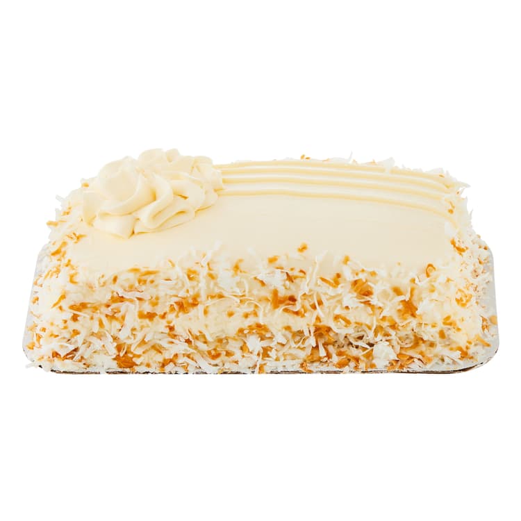 Freshness Guaranteed Decadent Italian Creme Bar Cake, Regular, Tray, Refrigerate
