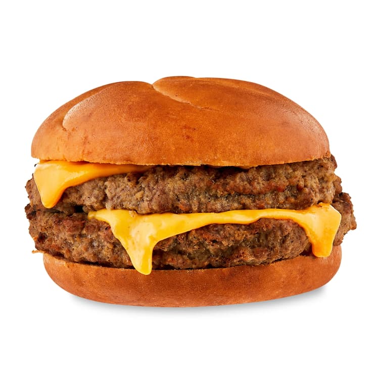 Freshness Guaranteed Flame Broiled Angus Double Cheeseburger Sandwich