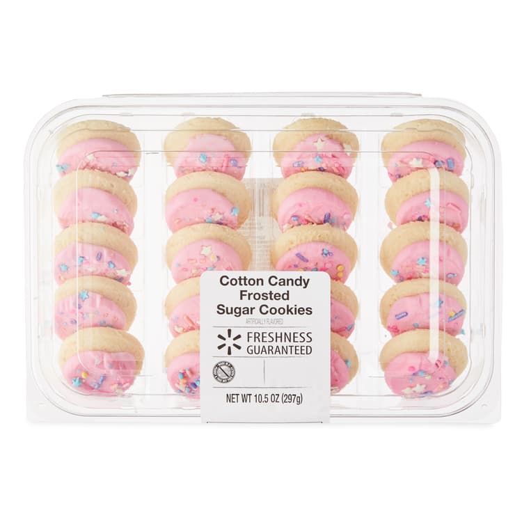 Freshness Guaranteed Fresh Mini Frosted Sugar Cookies, Pink