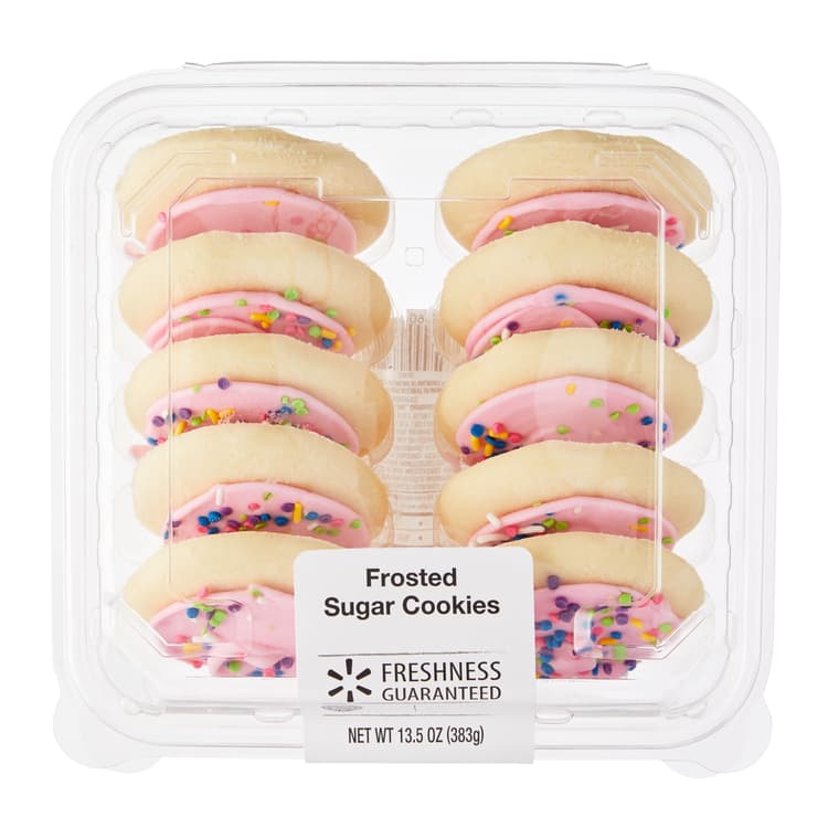 Freshness Guaranteed Frosted Sugar Cookies, Pink,, Shelf-Stable/Ambient, Whole