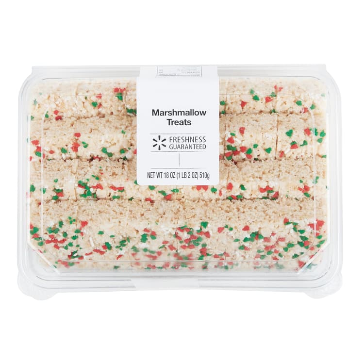 Freshness Guaranteed Marshmallow Treats With Christmas Sprinkles, Shelf Stable,, Crispy