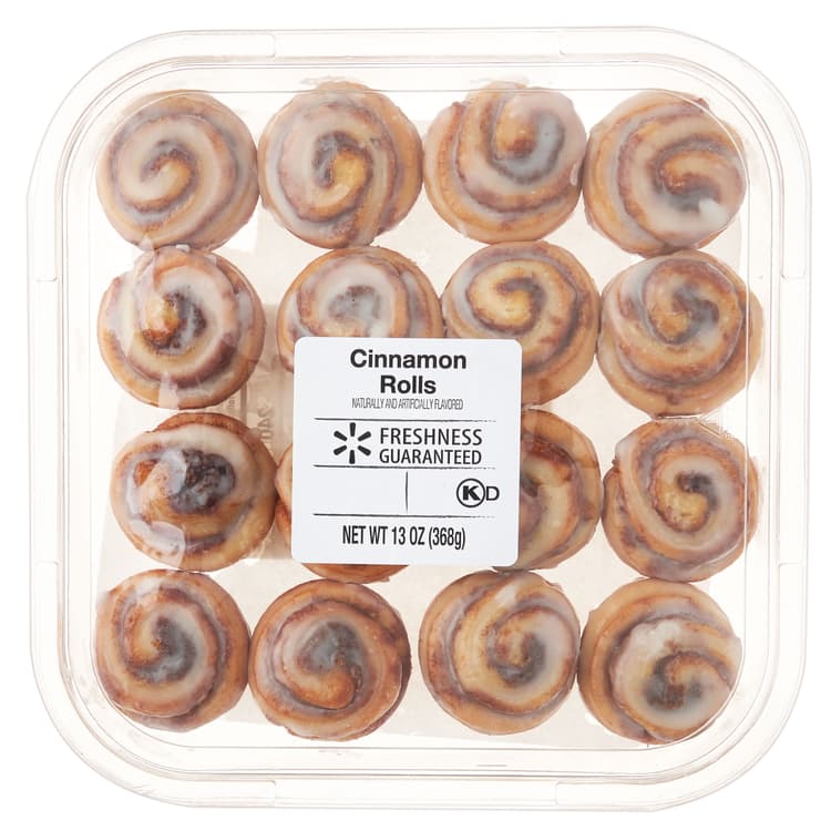 Freshness Guaranteed Mini Iced Cinnamon Rolls, Kosher, Tray, (Shelf Stable