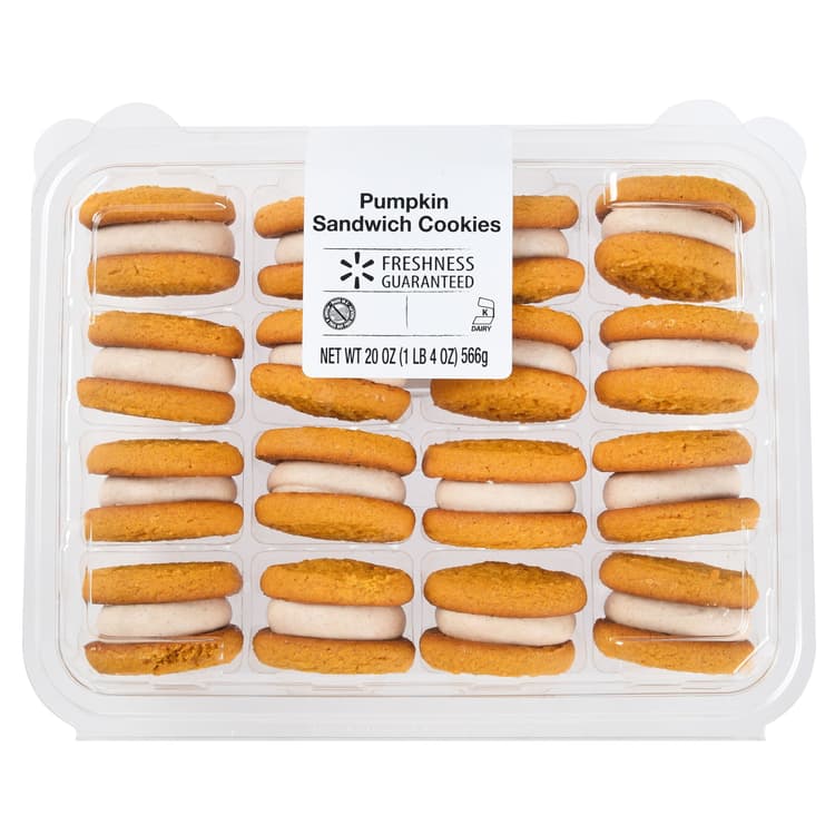 Freshness Guaranteed Pumpkin Sandwich Cookies