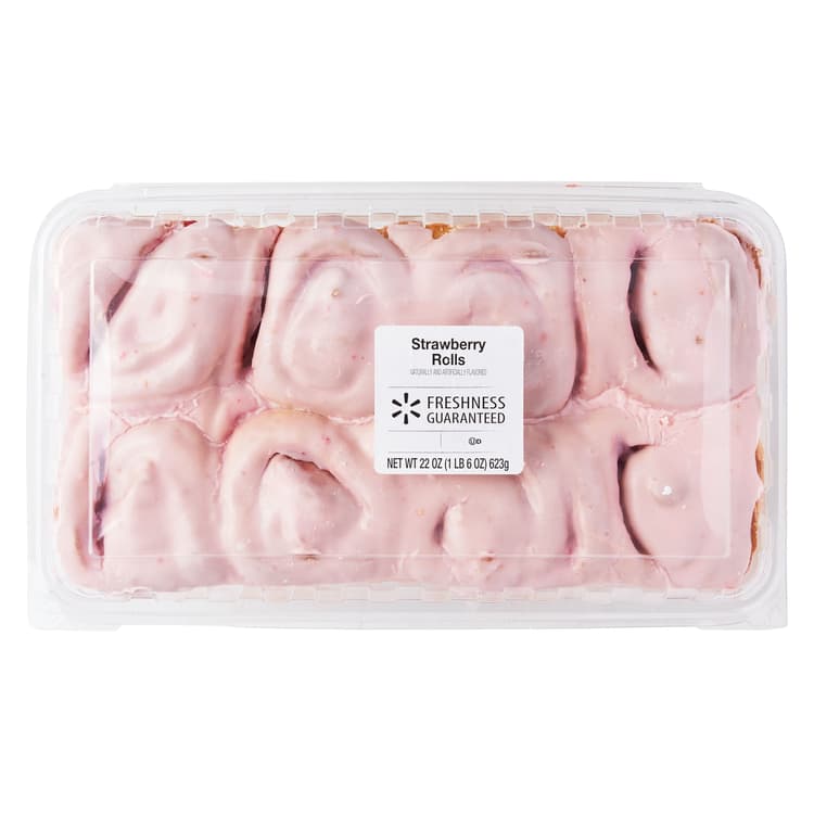 Freshness Guaranteed Regular Strawberry Rolls, Clam Shell, (Shelf Stable