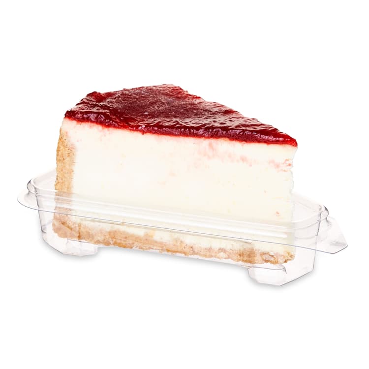 Freshness Guaranteed Strawberry Topped New York Style Cheesecake