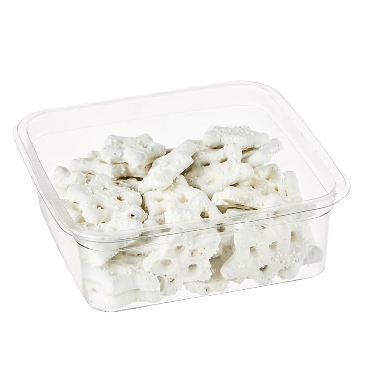 Freshness Guaranteed Sweet & Salty Frosted Snowflake Pretzels, - Shelf Stable