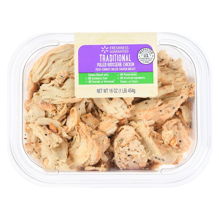 Freshness Guaranteed Traditional Shredded Rotisserie Chicken Breasts, Of Protein, No Artificial Ingredients