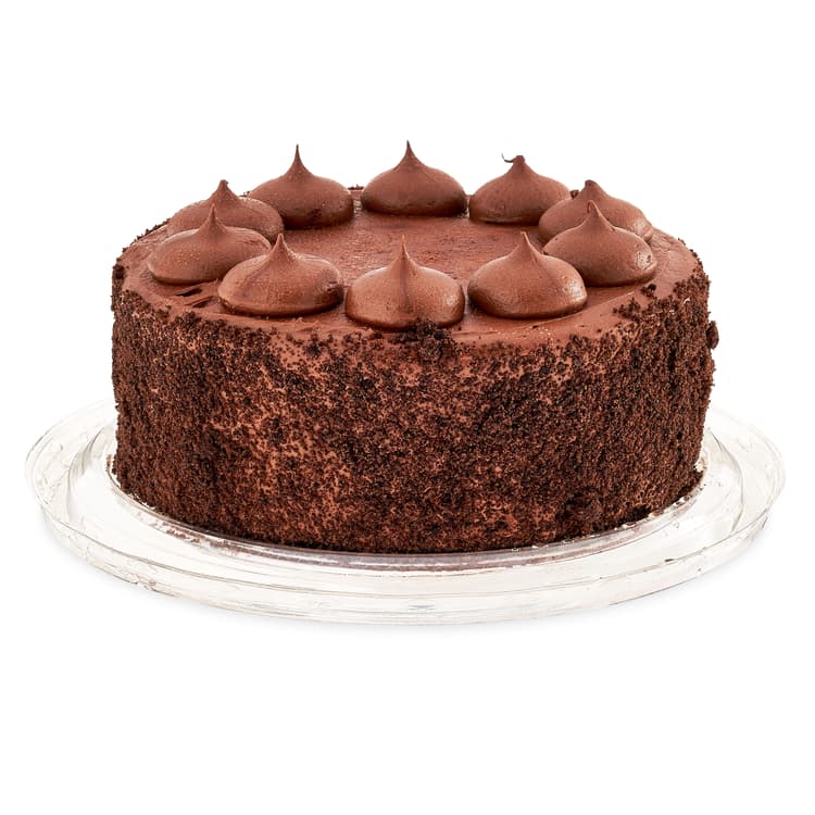 Freshness Guaranteed Triple Chocolate Cake, , Base And Dome