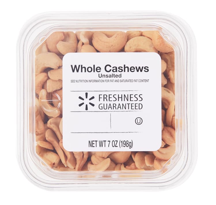 Freshness Guaranteed Unsalted Whole Cashews