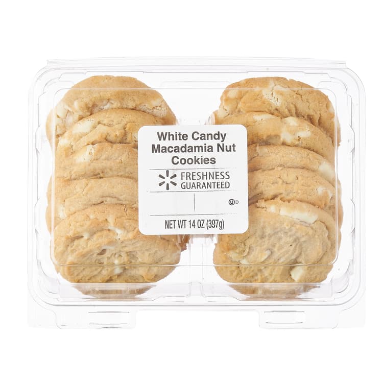 Freshness Guaranteed White Candy Macadamia Nut Bakery Cookies