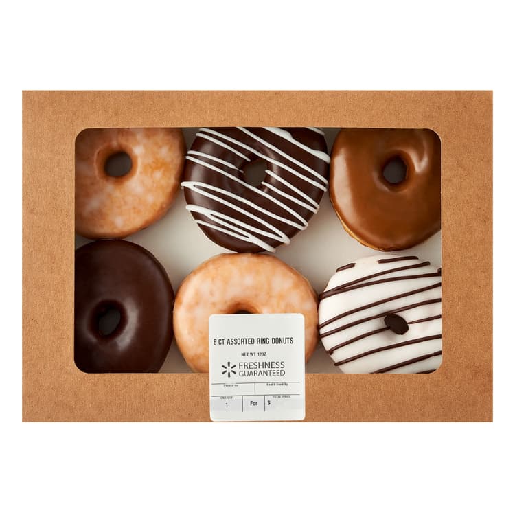 Freshness Guaranteed Whole Assorted Ring Donuts