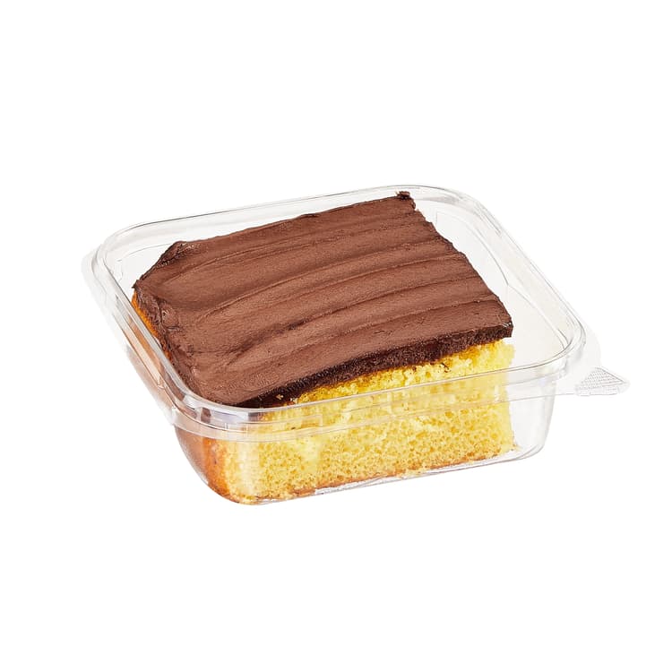 Freshness Guaranteed Yellow Cake With Chocolate Icing, Two Servings, , Clam Shell