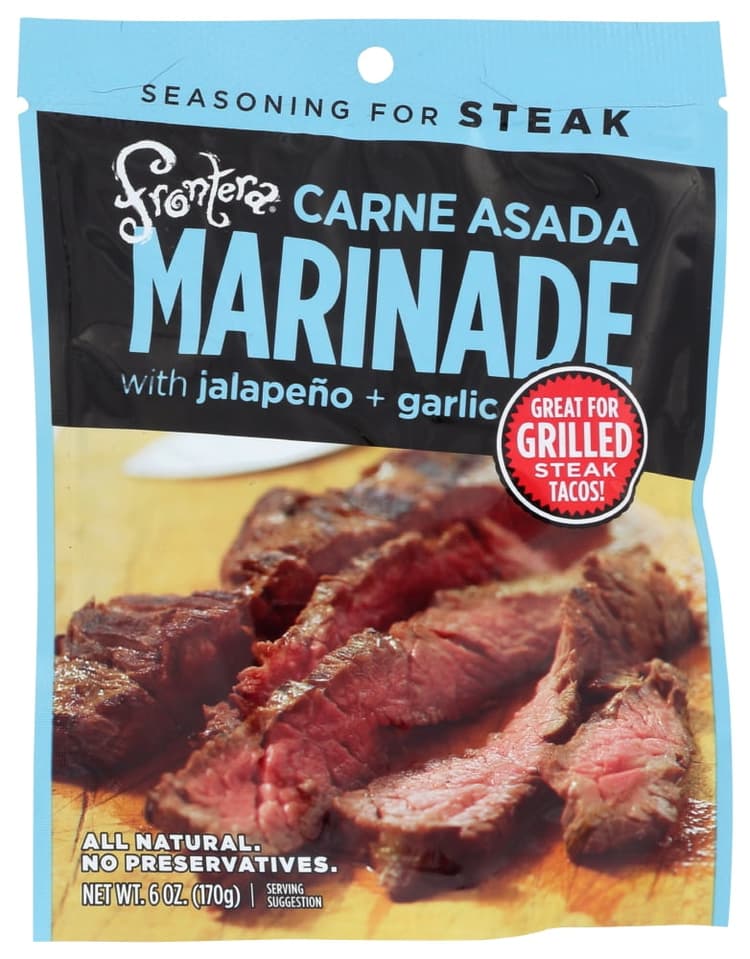 Frontera Marinade, Carne Asada, With Jalapeno & Garlic