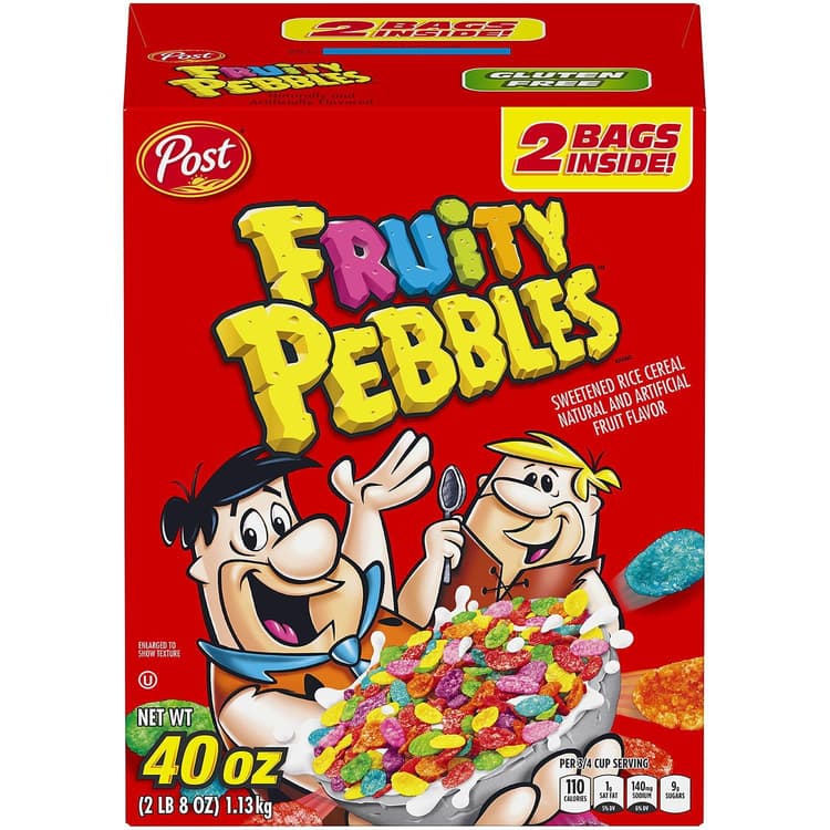 Post Fruity Pebbles Flavored Rice Cereal