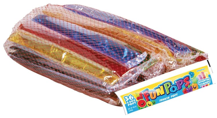 Fun Pops Freezable Beverage, Fruit Flavored