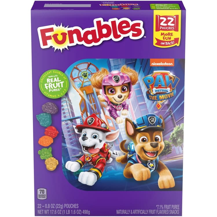 Kellogg'S Other Licensed Fruit Pieces Paw Patrol