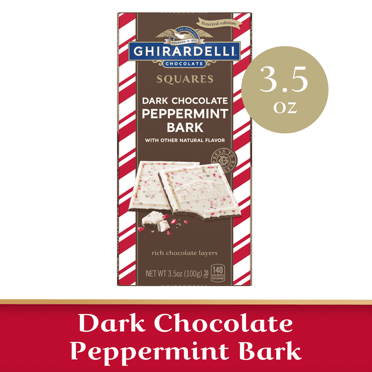 Ghirardelli Peppermint Bark, Dark Chocolate