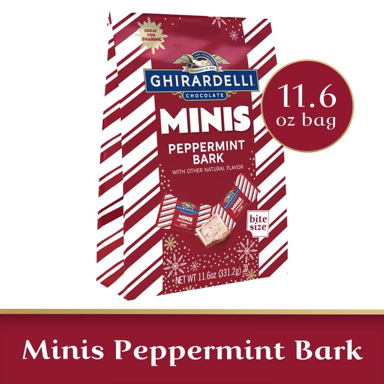Ghirardelli Peppermint Bark Chocolate Minis