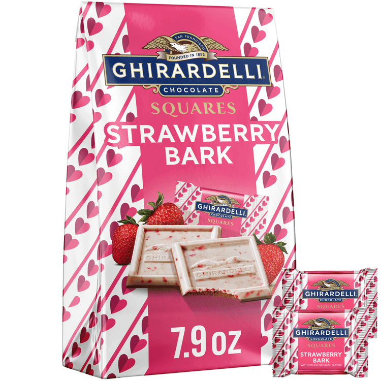 Ghirardelli Squares Strawberry Bark