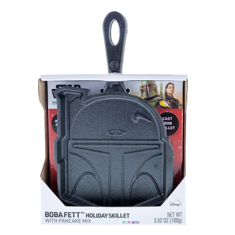 Galerie Star Wars Boba Fett Cast Iron Skillet With Pancake Mix