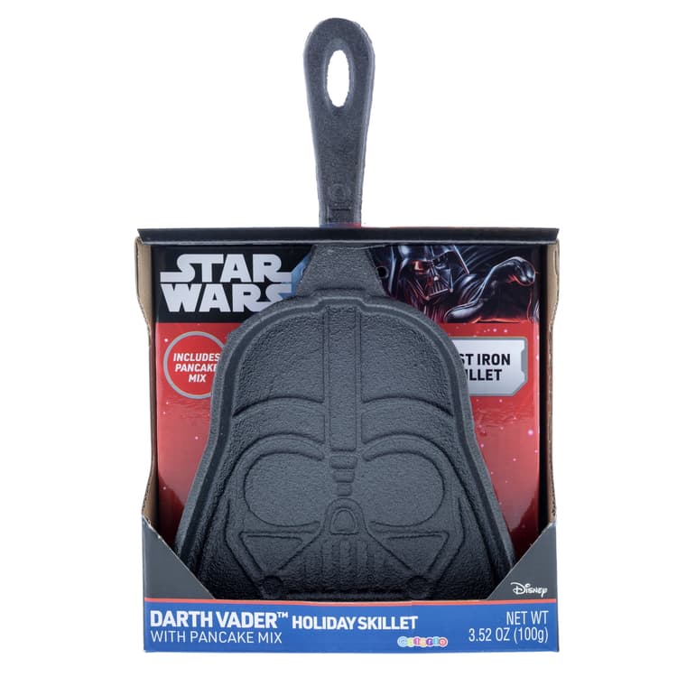 Galerie Star Wars Vader Cast Iron Skillet With Pancake Mix