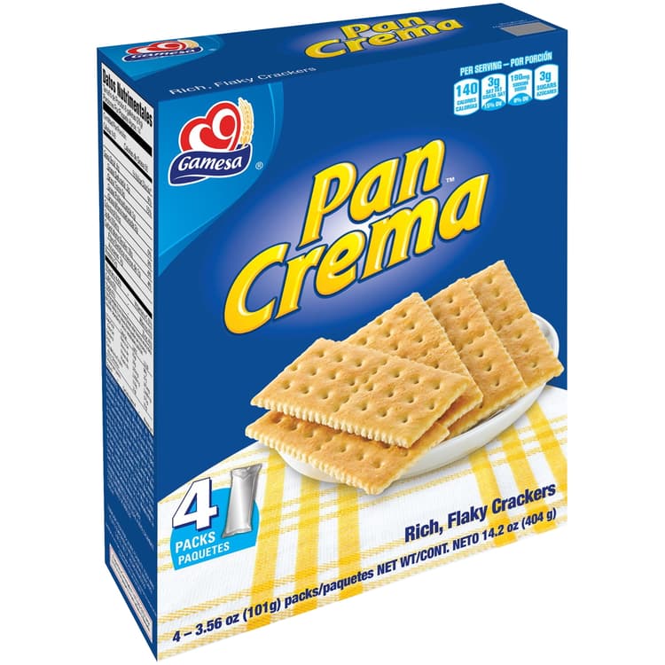 Gamesa Crackers Pan Crema Rich Flaky Box
