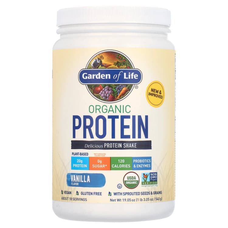 Garden Of Life Organic Protein Powder, Vanilla