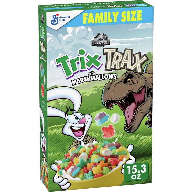 General Mills Corn Cereals, With Marshmallows, Fruit Flavored, Family Size