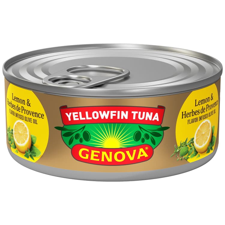 Genova Yellowfin Solid Light Tuna In Lemon & Herbes De Provence Olive Oil