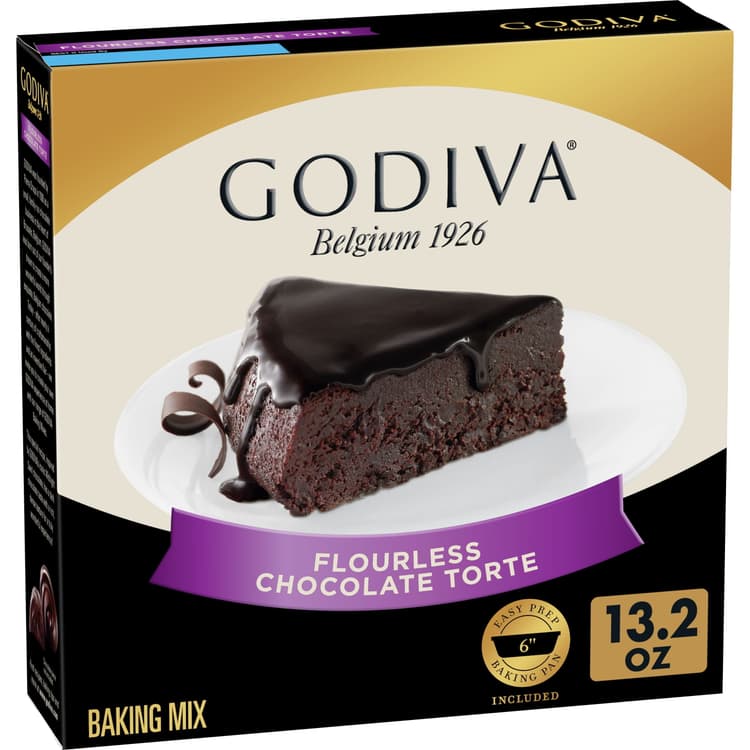 Godiva Baking Mix Flourless Chocolate Torte W/Dark Chocolate Ganache