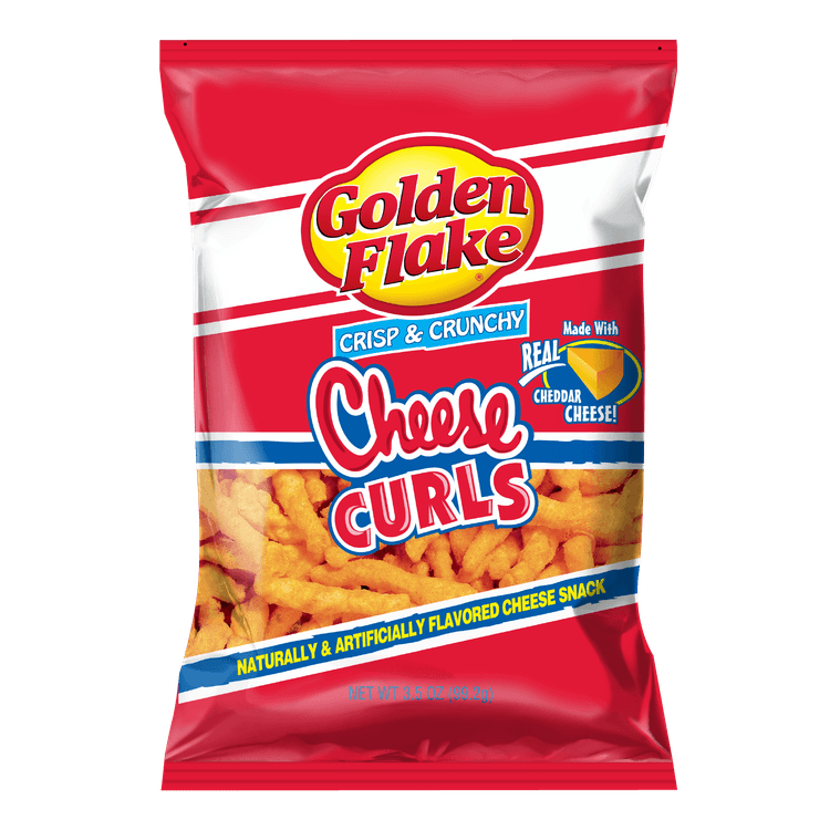 Golden Flake Cheese Curls, Crisp & Crunchy