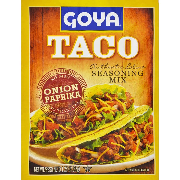Goya Seasoning Mix Taco Onion Paprika Envelope