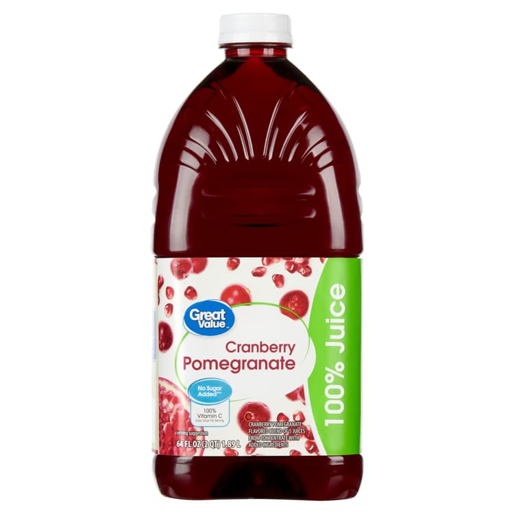 Great Value 100% Cranberry Pomegranate Juice