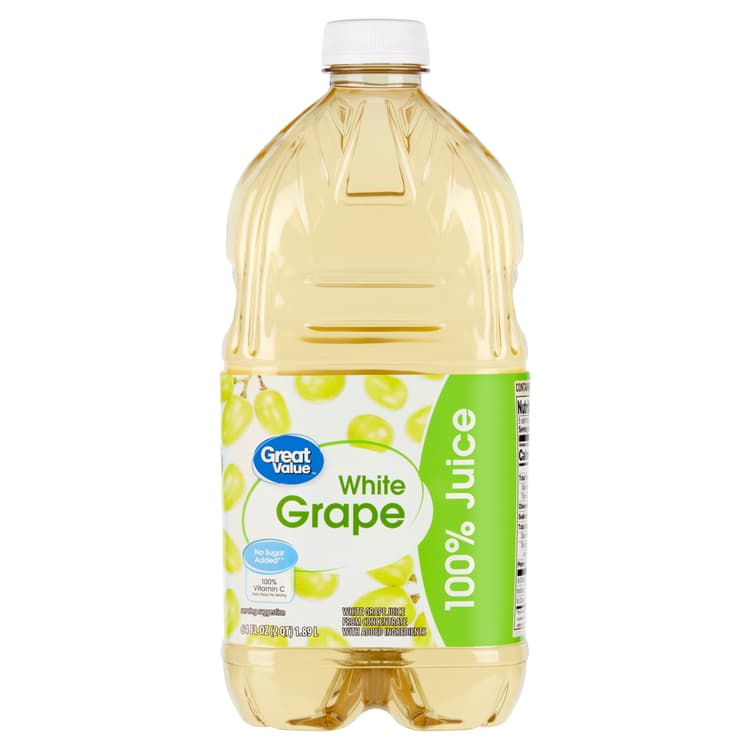 Great Value 100% White Grape Juice