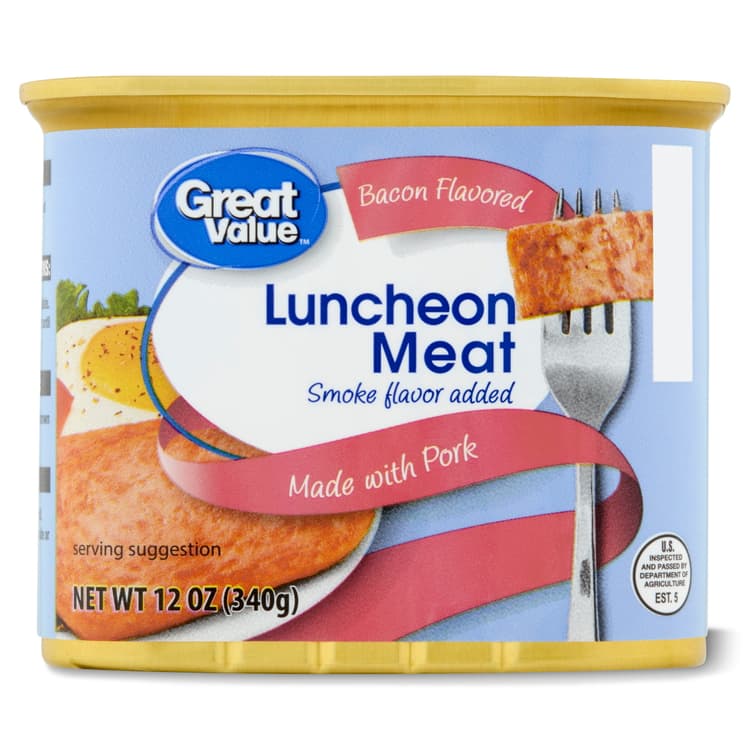 Great Value Bacon Luncheon Meat, High Protein, Aluminum