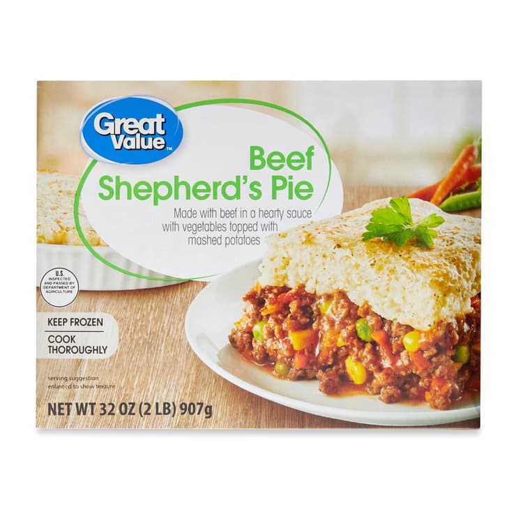 Great Value Beef Shepherd'S Pie, ( Meal