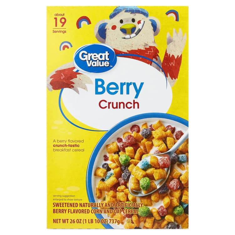 Great Value Berry Crunch Breakfast Cereal