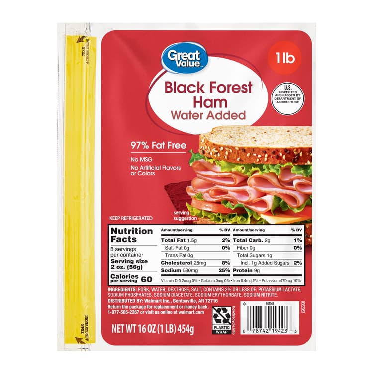Great Value Black Forest Ham