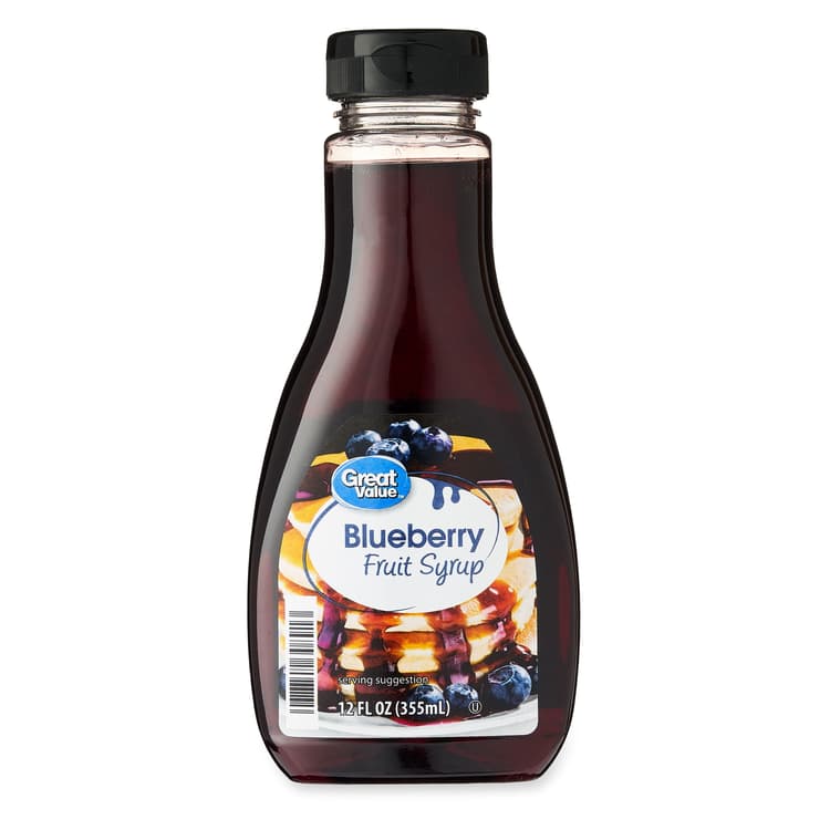 Great Value Blueberry Fruit Syrup