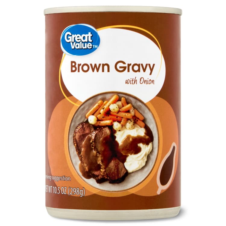 Great Value Brown Gravy With Onion