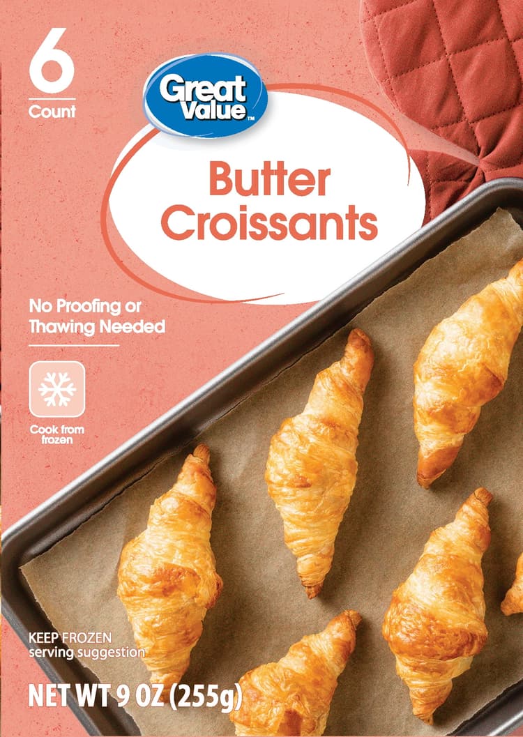 Great Value Butter Croissants
